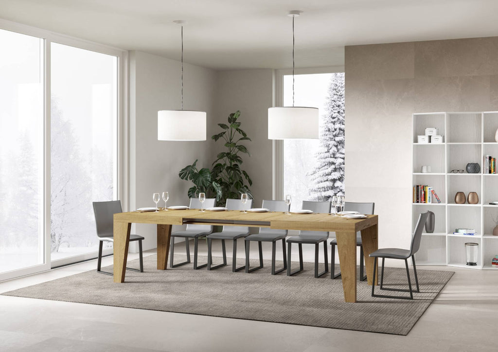 Tavolo allungabile Naxy made in italy itamoby  in diverse dimensioni e finiture
