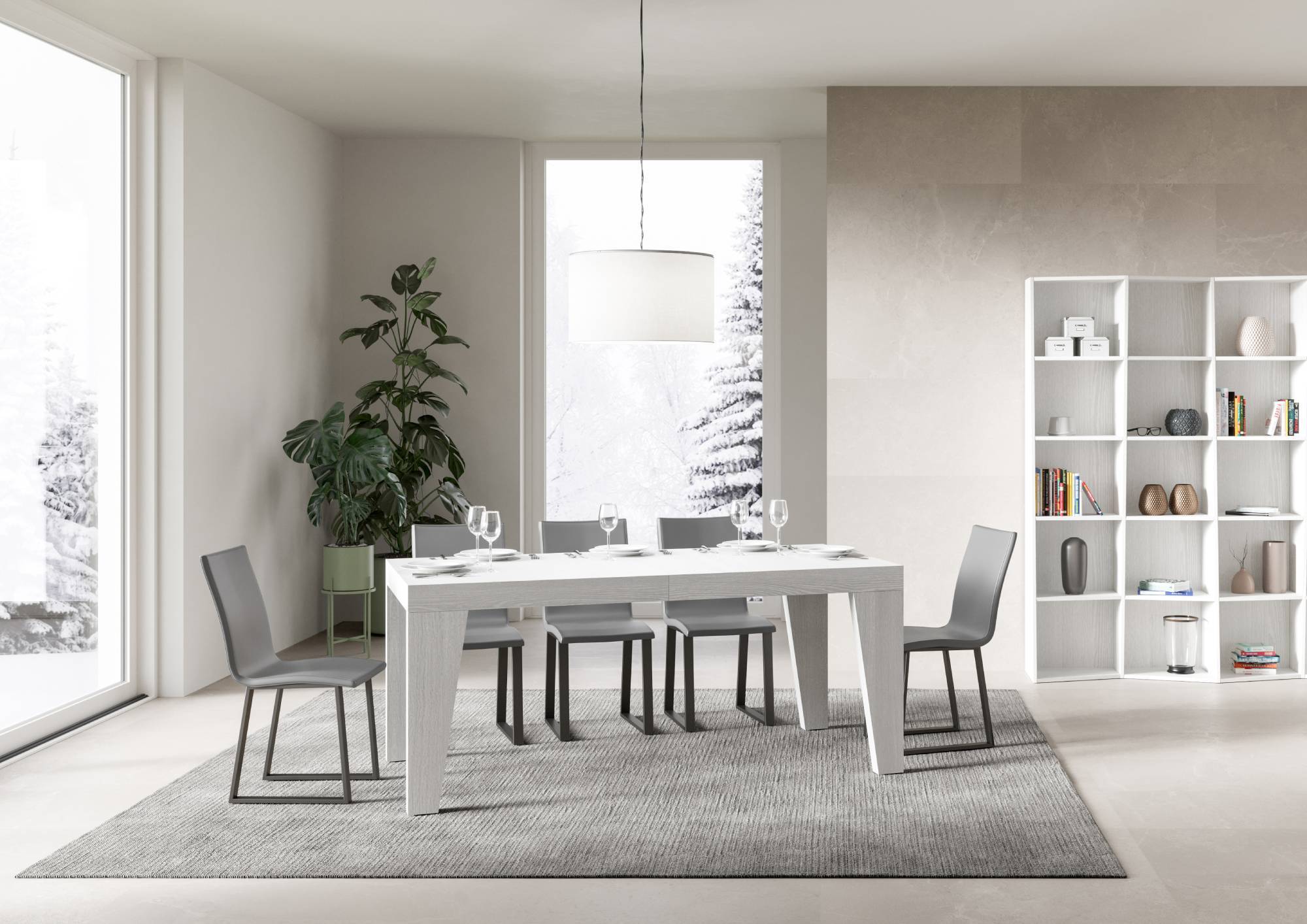 Tavolo allungabile Naxy Premium in diverse finiture e dimensioni