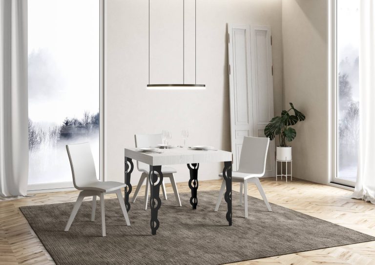 Tavolo allungabile Karamay Premium P.90 - Struttura Antracite