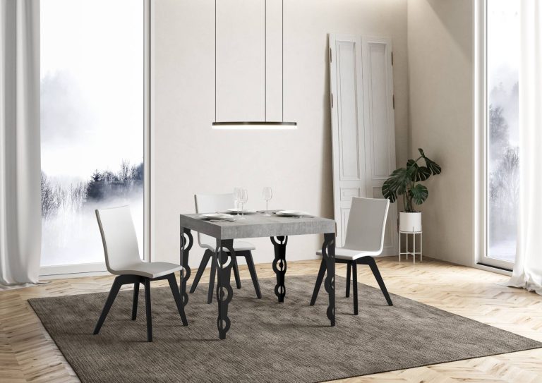 Tavolo allungabile Karamay Premium P.90 - Struttura Antracite