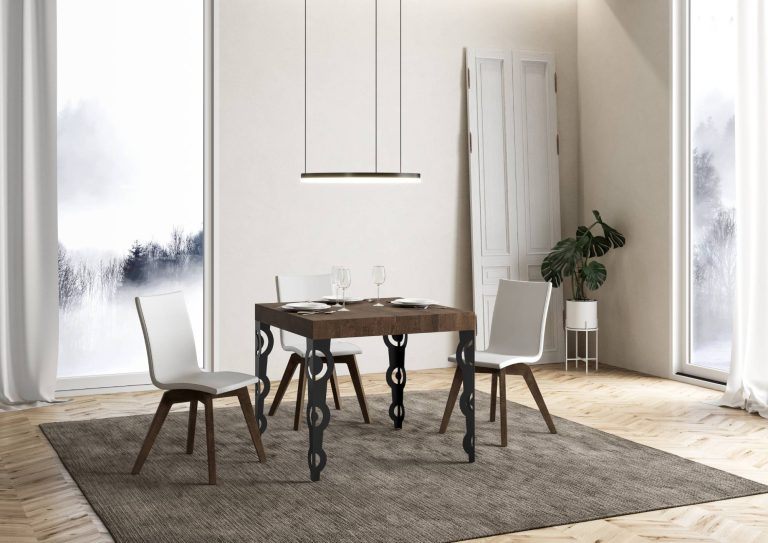 Tavolo allungabile Karamay Premium P.90 - Struttura Antracite