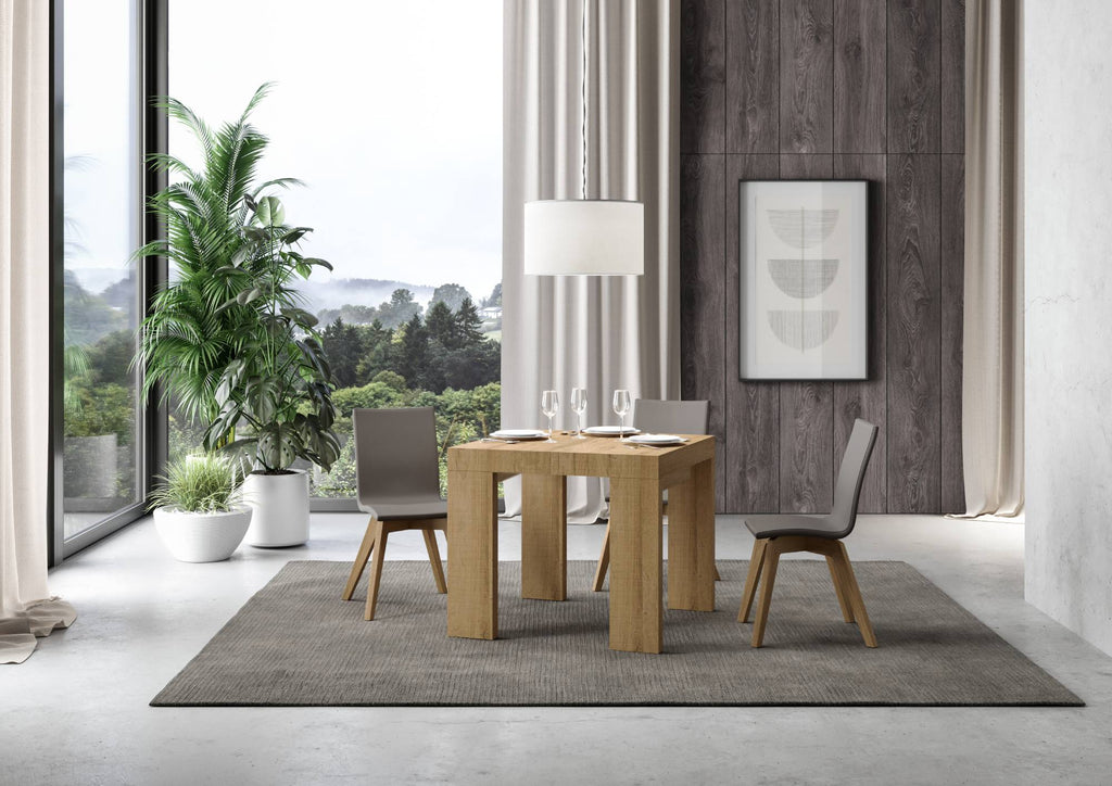 Tavolo Estensibile Roxell 90x90/246 cm - Design Elegante e Pratico per Ogni Occasione
