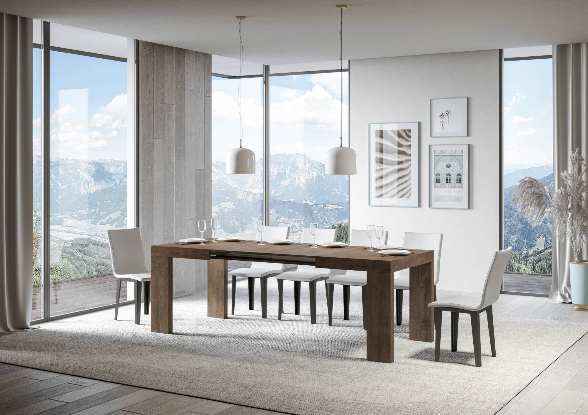 Tavolo Allungabile Multifunzionale Roxell - Varietà di Colori Disponibili