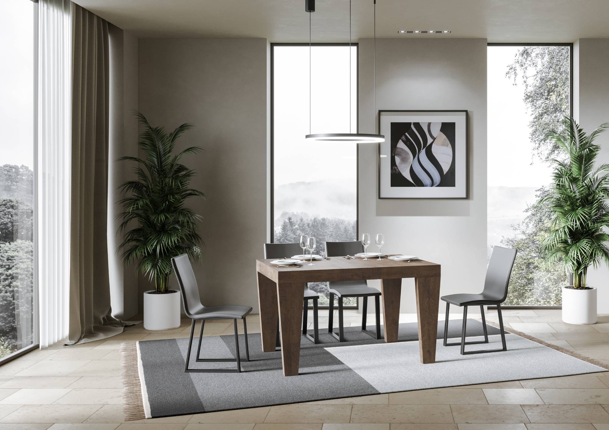 Tavolo allungabile Spimbo in diverse dimensioni e finiture