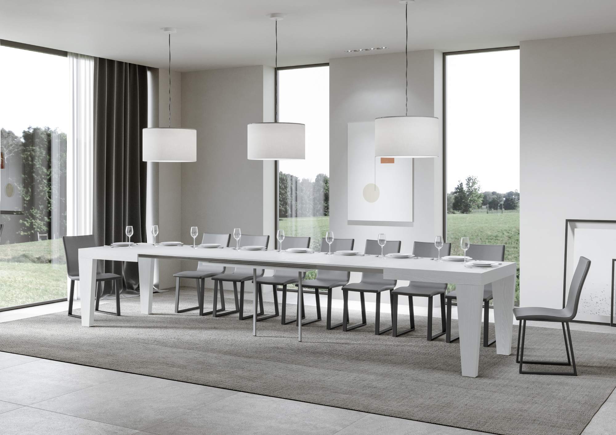Tavolo allungabile Spimbo in diverse dimensioni e finiture
