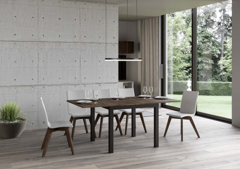 Tavolo Estensibile Everyday Libra 90x180 cm - Struttura Antracite