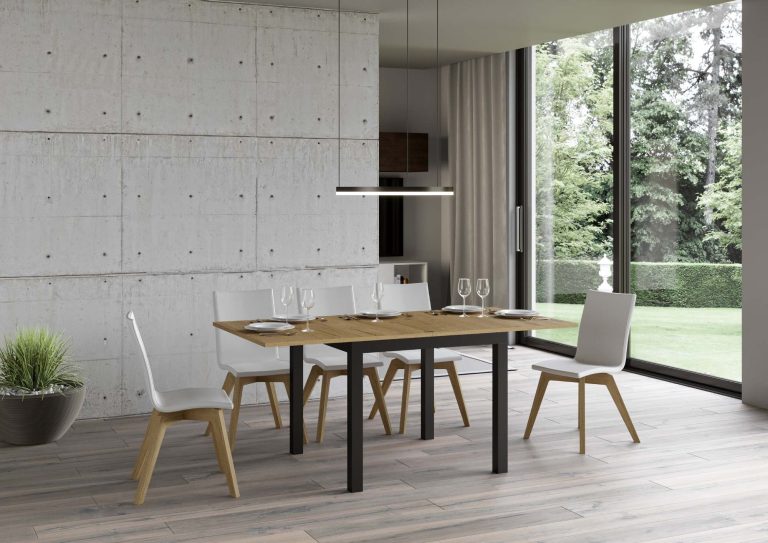 Tavolo Estensibile Everyday Libra 90x180 cm - Struttura Antracite