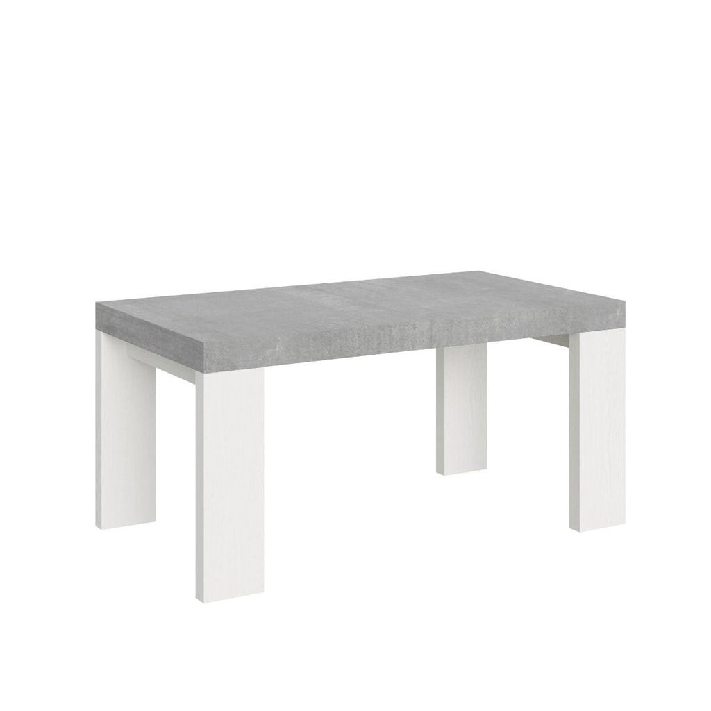 Tavolo allungabile Roxell Mix piano e gambe in diverse finiture