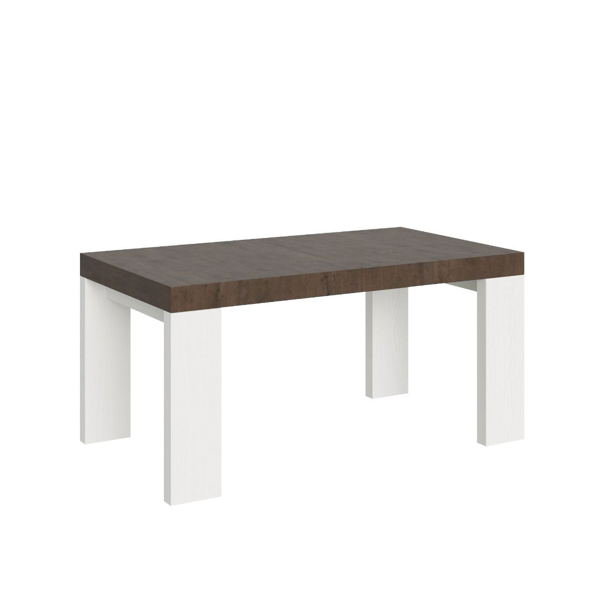Tavolo allungabile Roxell Mix piano e gambe in diverse finiture