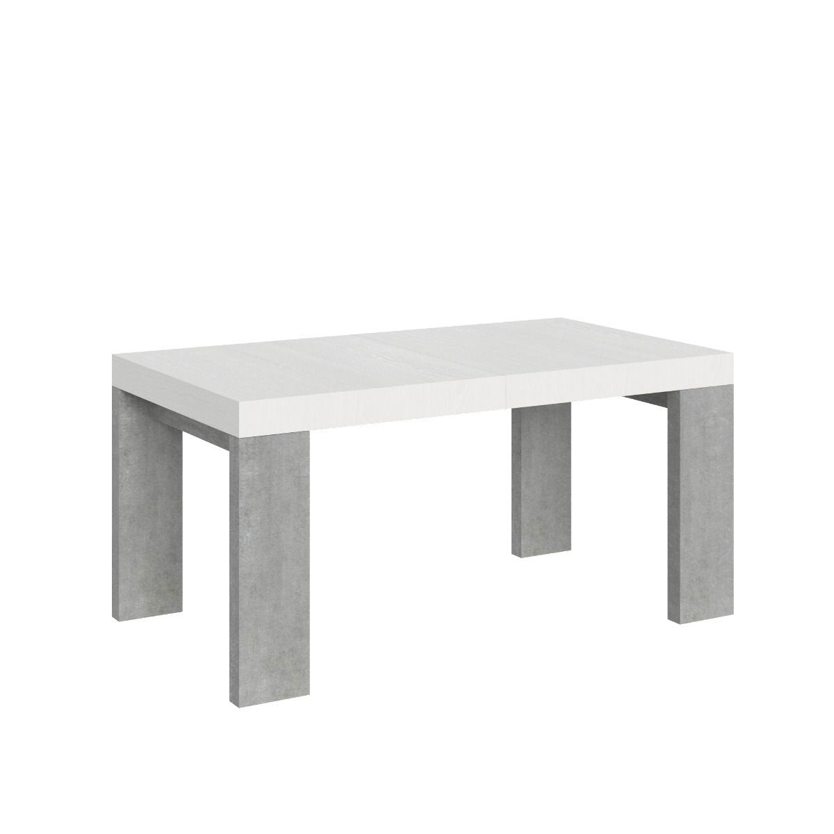 Tavolo allungabile Roxell Mix piano e gambe in diverse finiture