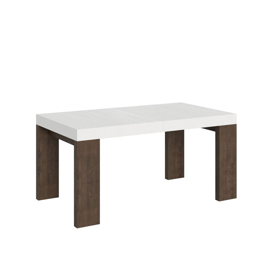 Tavolo allungabile Roxell Mix piano e gambe in diverse finiture