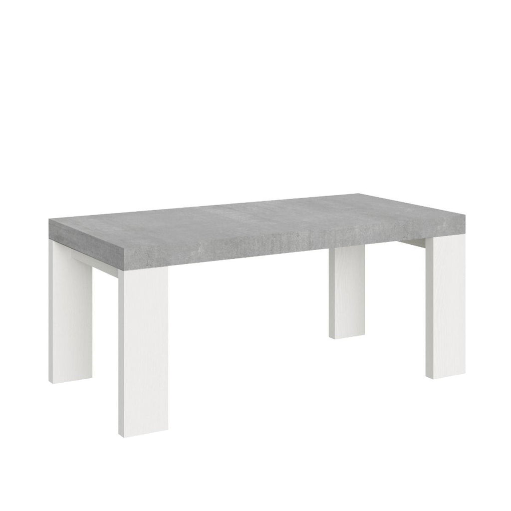 Tavolo allungabile Roxell Mix piano e gambe in diverse finiture