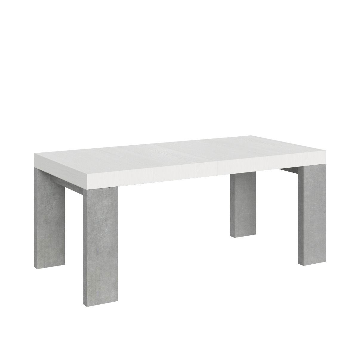 Tavolo allungabile Roxell Mix piano e gambe in diverse finiture