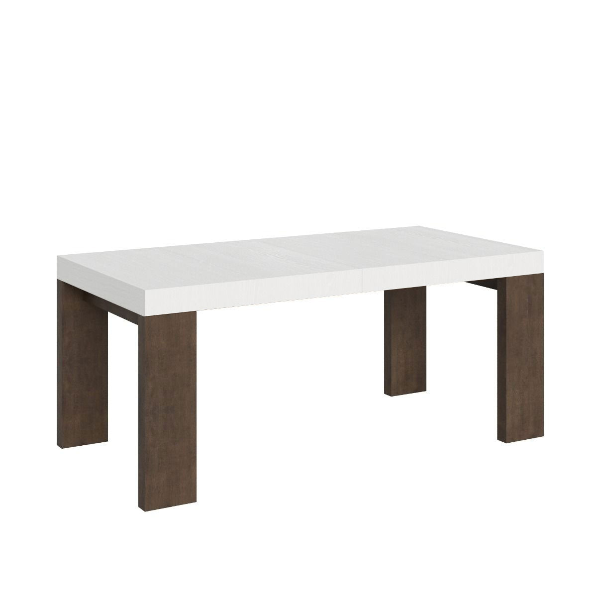 Tavolo allungabile Roxell Mix piano e gambe in diverse finiture