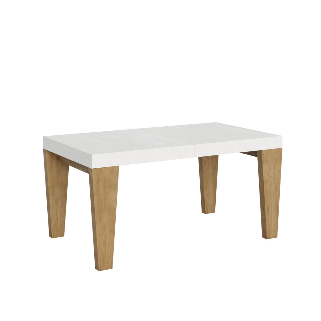 Tavolo allungabile Spimbo Mix piano e gambe in diverse finiture