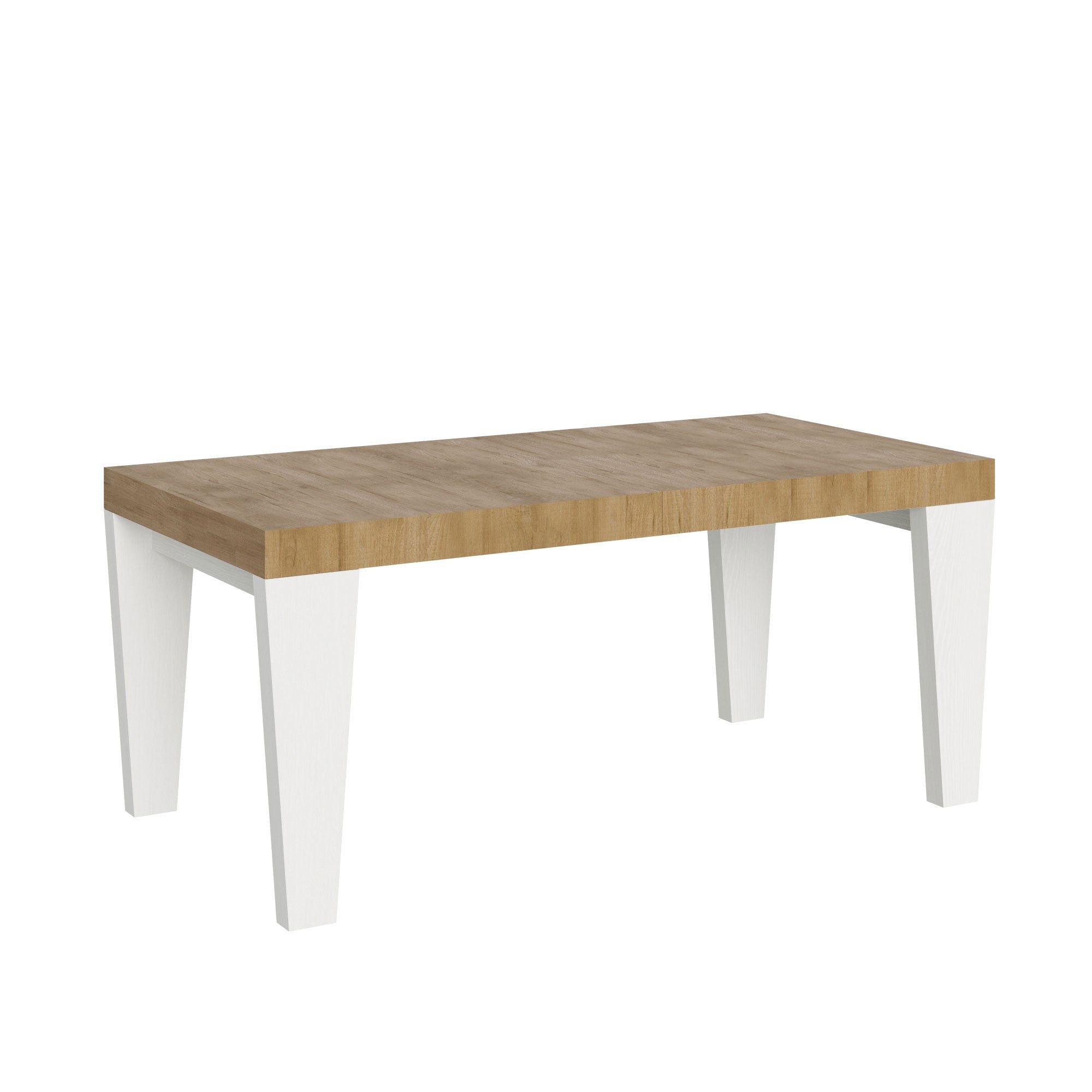 Tavolo allungabile Spimbo Mix piano e gambe in diverse finiture