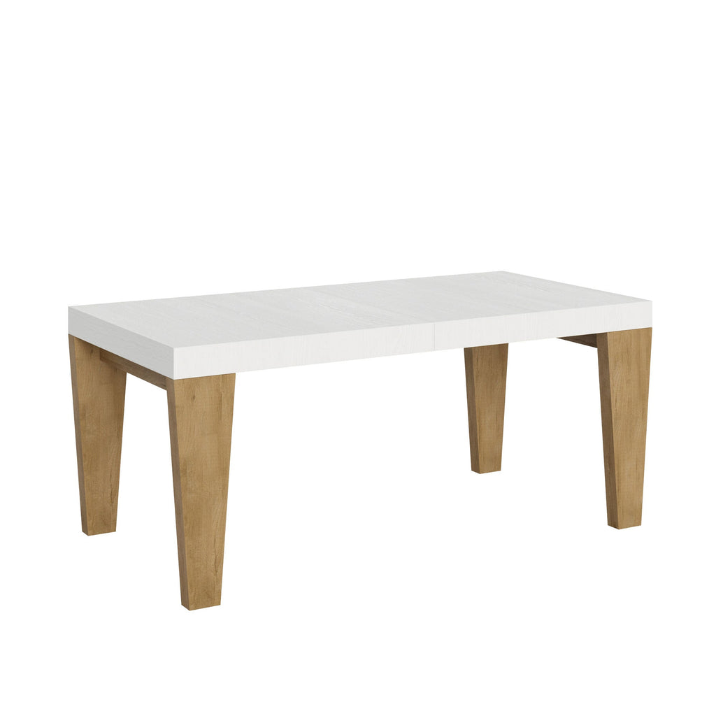 Tavolo allungabile Spimbo Mix piano e gambe in diverse finiture
