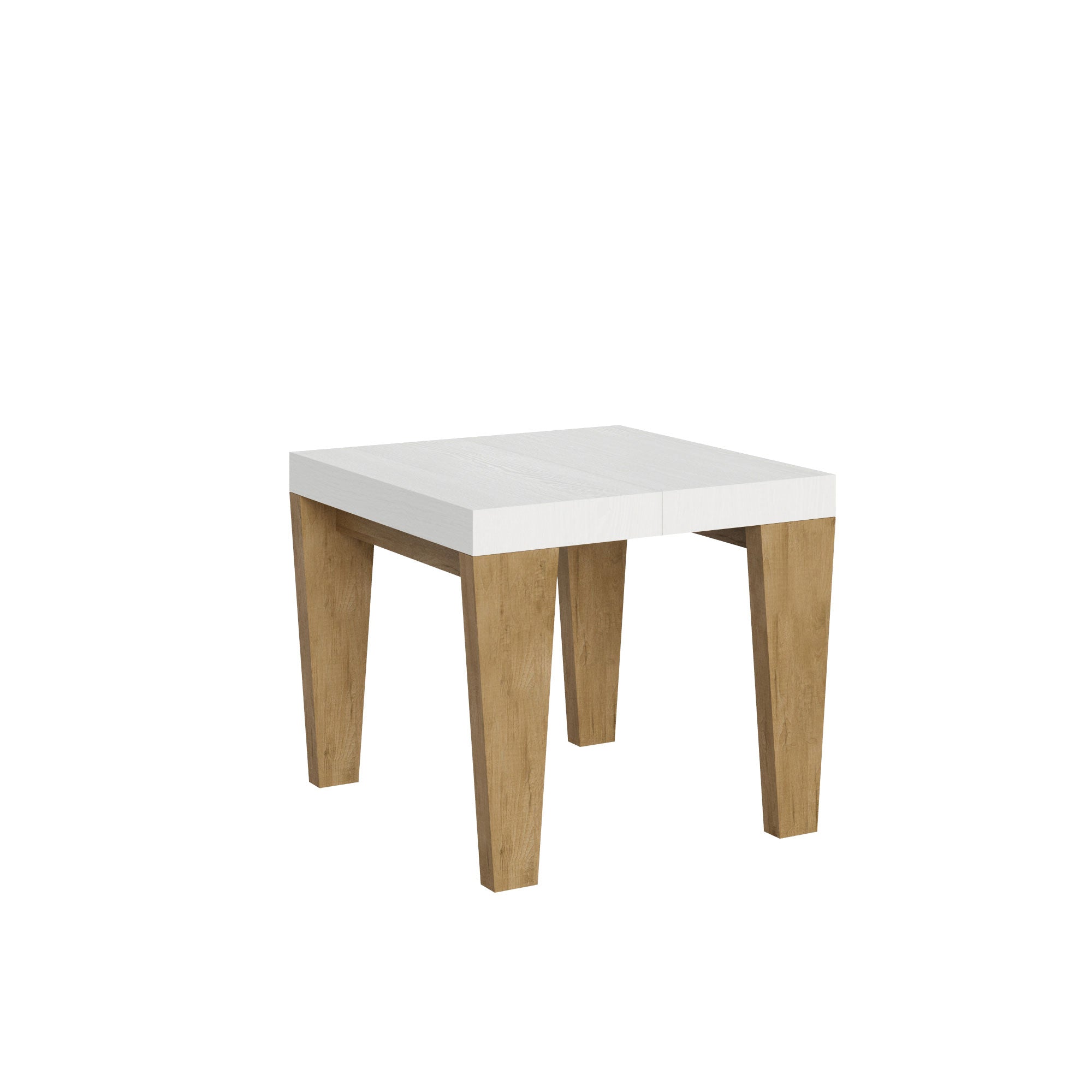 Tavolo allungabile Spimbo Mix piano e gambe in diverse finiture