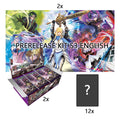 1 Kit Prerelease (2 playmat + 12 promo) + 72 buste FOW S3 ING