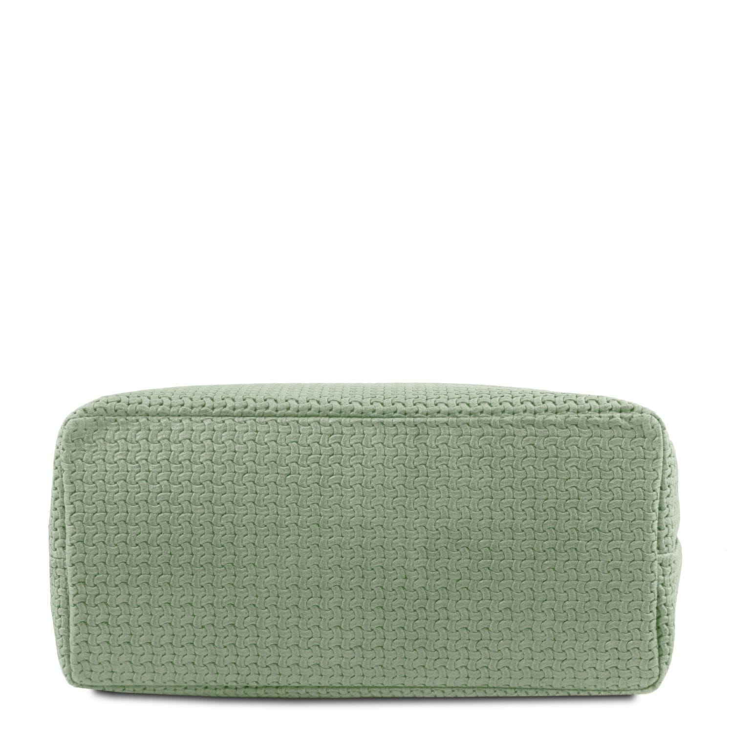 TL KeyLuck - Woven printed leather shopping bag | TL141573