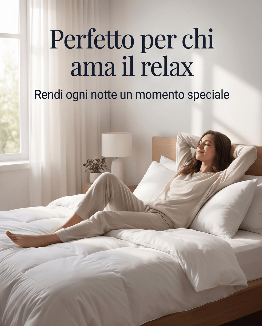 Topper Piuma d'Oca – Correttore Termoregolatore Invernale, 600 gr/m², 160x200