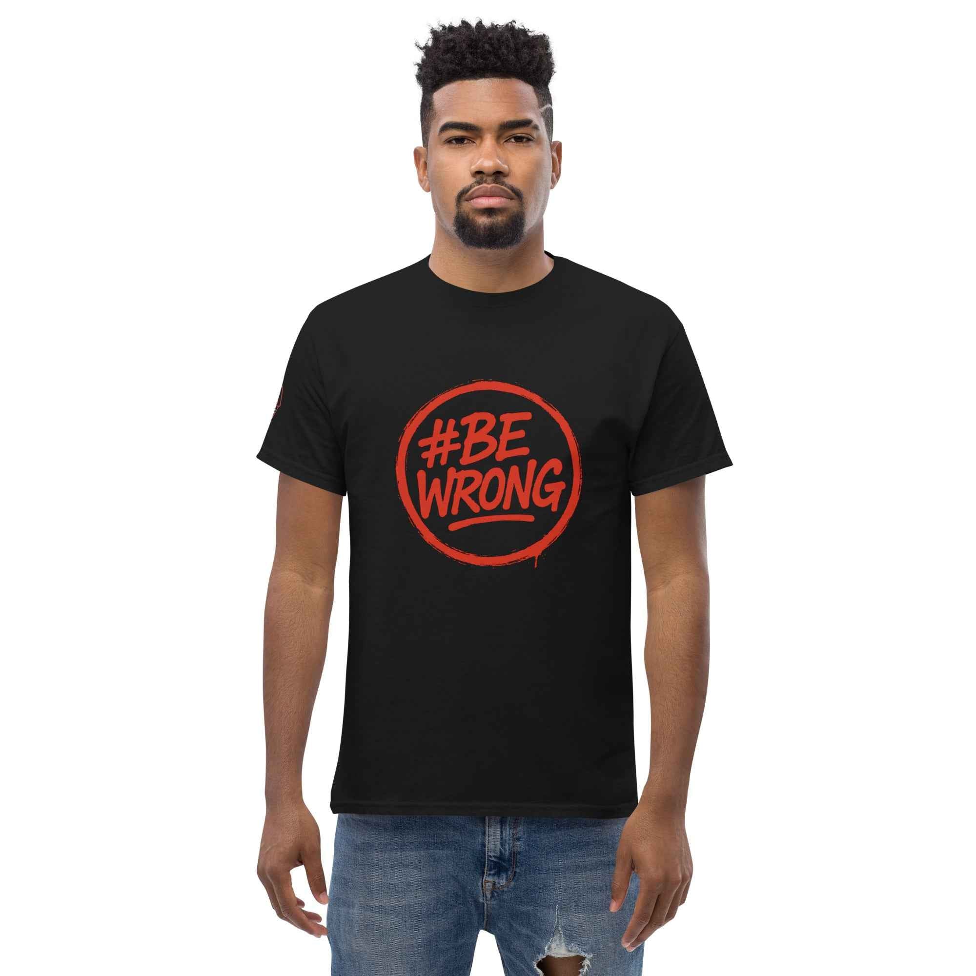 Maglietta Classica Unisex 100% Cotone 👕 | FAIL Streetwear #BEWRONG 🔴 – Imperfezione come Stile