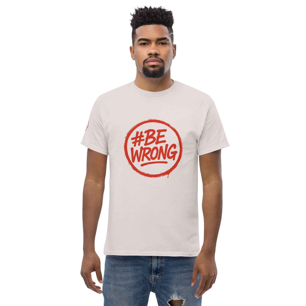 Maglietta Classica Unisex 100% Cotone 👕 | FAIL Streetwear #BEWRONG 🔴 – Imperfezione come Stile