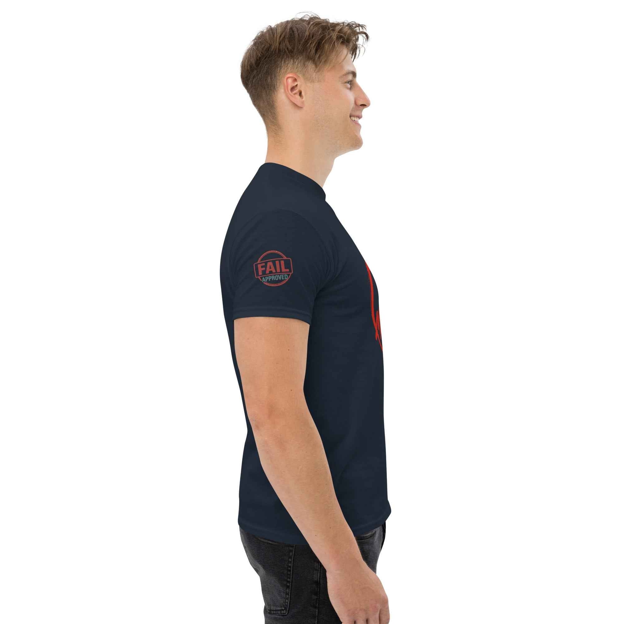 Maglietta Classica Unisex 100% Cotone 👕 | FAIL Streetwear “POWER IN MISTAKES” 🔴 – Imperfezione che Diventa Stile