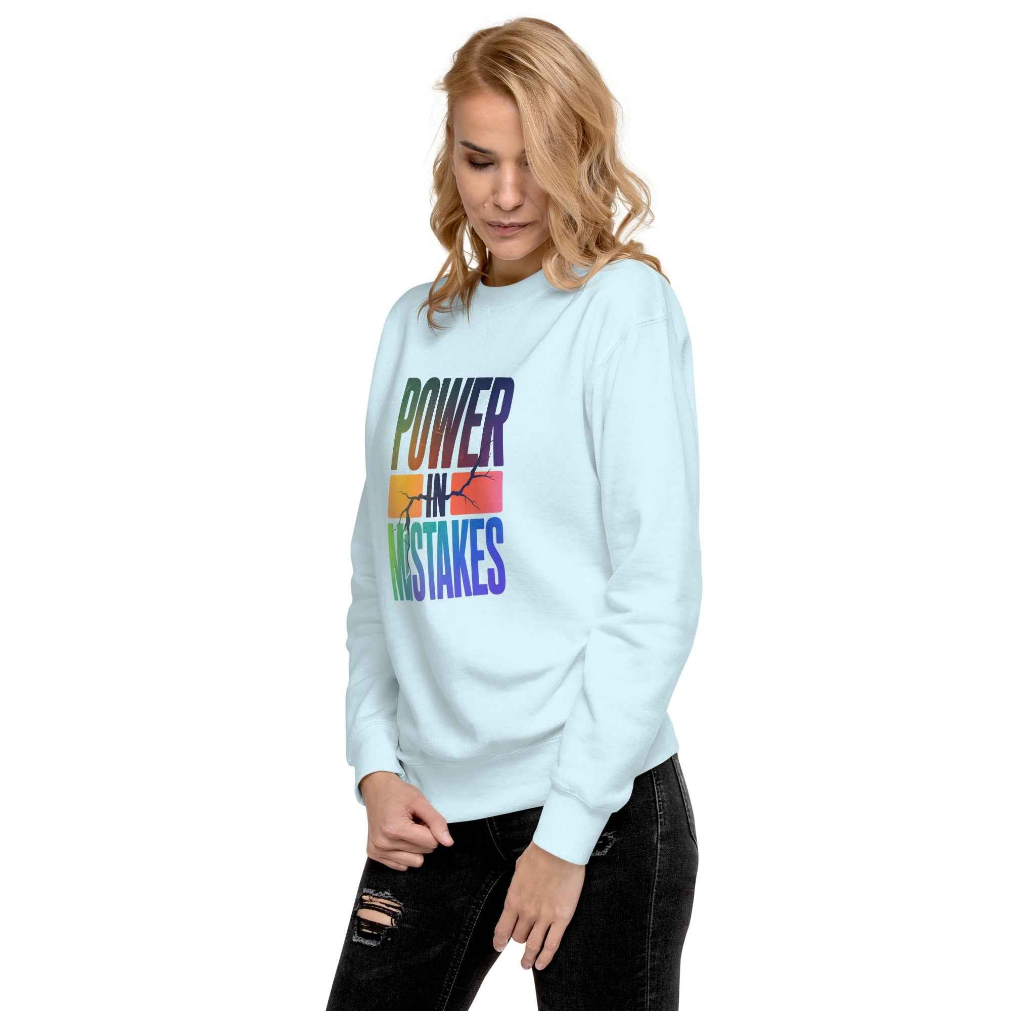 Felpa premium unisex Power in Mistakes ⚡