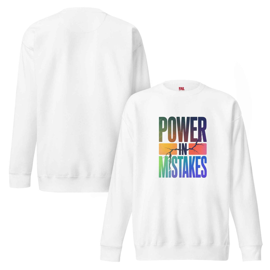 Felpa premium unisex Power in Mistakes ⚡