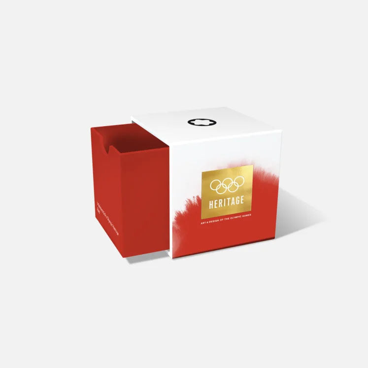 Montblanc boccetta d'inchiostro 50ml Meisterstück x Olympic Heritage Paris 1924 rosso 132952