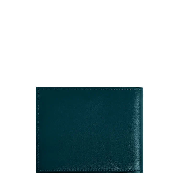 Montblanc portafoglio 6 scomparti Meisterstück blu cipro 198800
