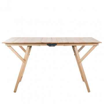 Tavolo doppio in legno di faggio 70 x 140 colore naturale