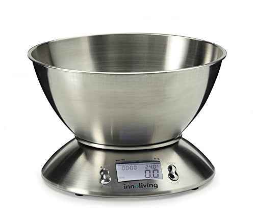 Bilancia da Cucina Digitale Acciaio Ciotola 5kg