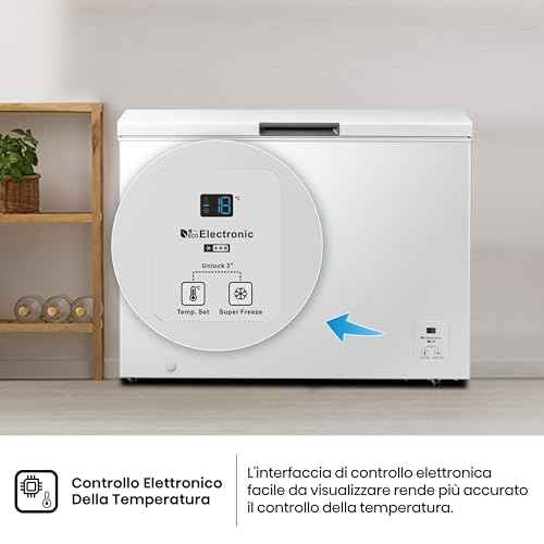 Congelatore Pozzetto Hisense 297L Bianco