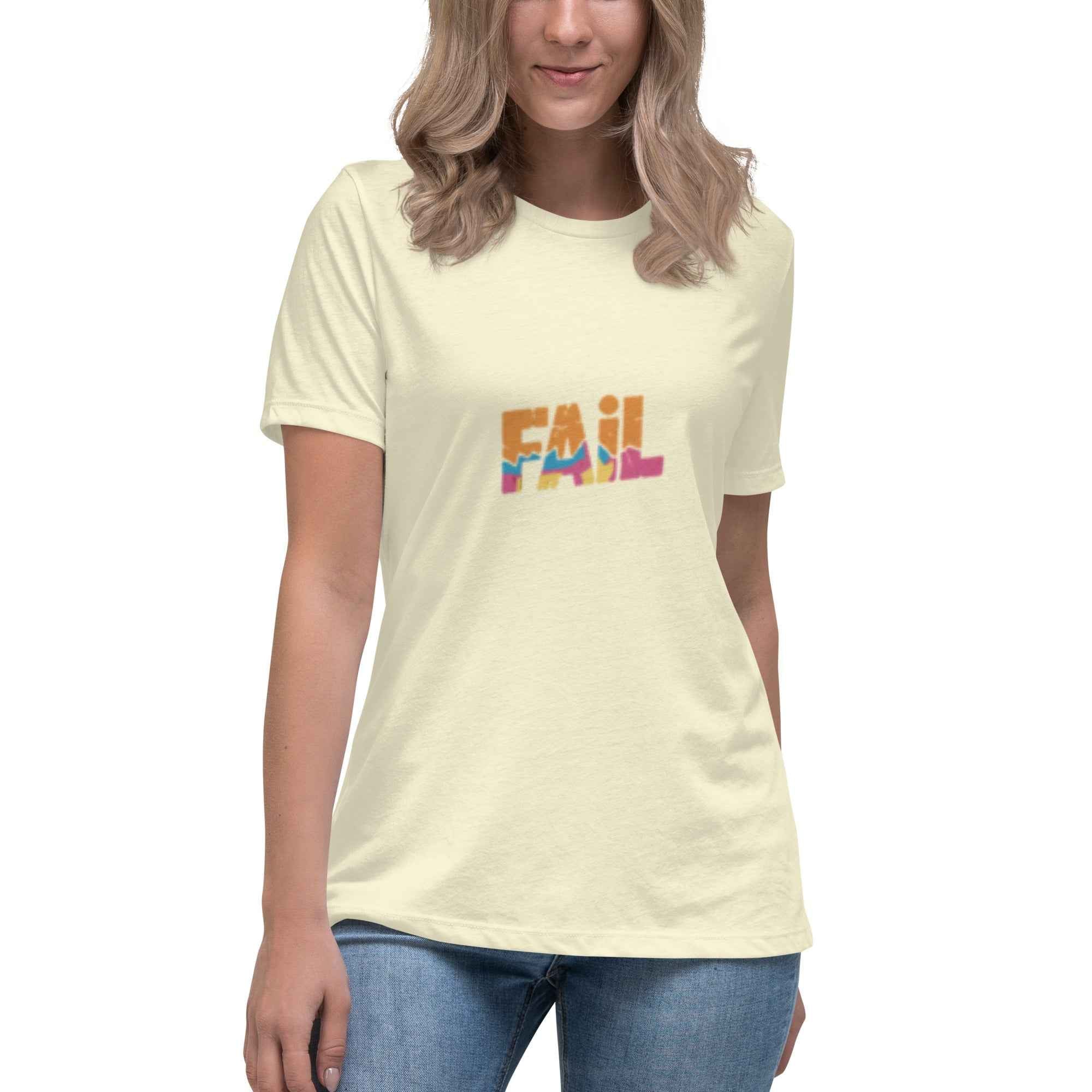 T-shirt Donna in Cotone Pettinato 👕 | FAIL Streetwear – Morbidezza, Comfort e Stile Senza Sforzo