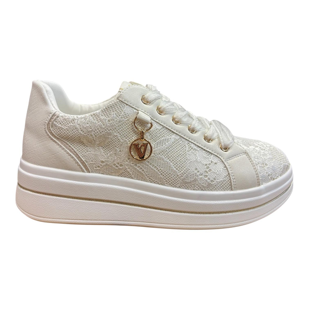 Valleverde Lifestyle Sneakers Donna Bianco Argento - 35496
