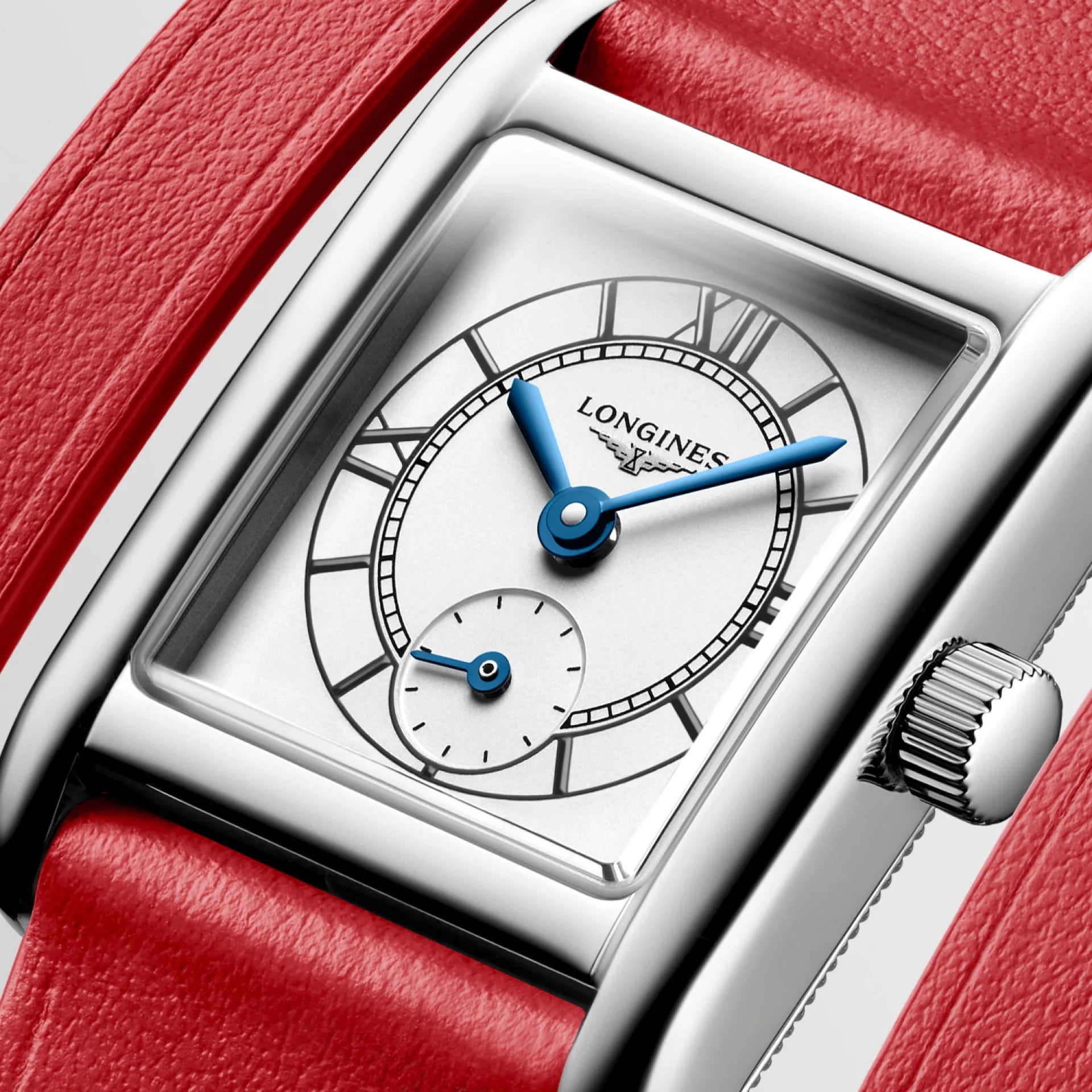Longines orologio Mini Dolcevita 21.50x29.00mm argento quarzo acciaio L5.200.4.75.0