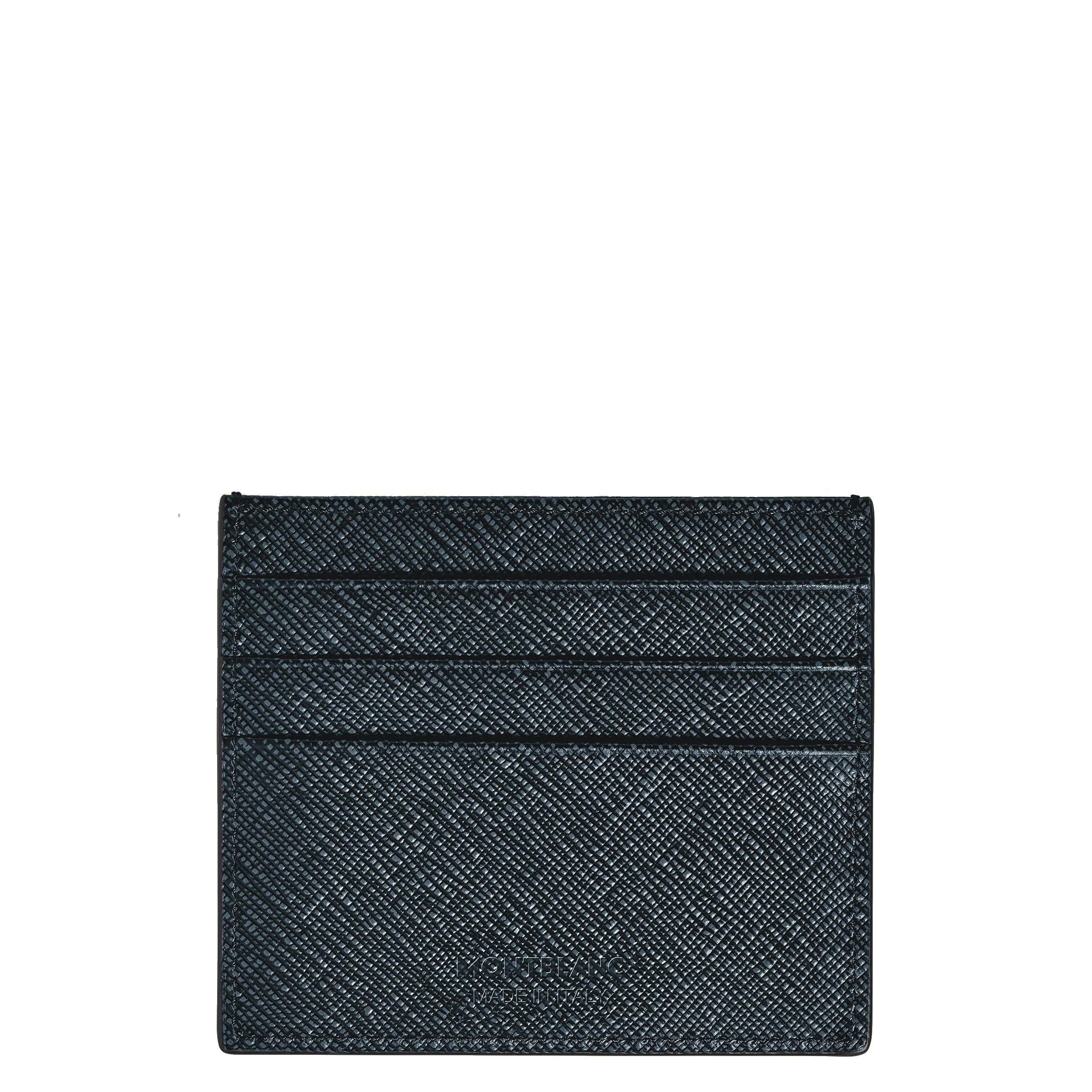 Montblanc porta carte 6 scomparti Sartorial tweed blu 220389