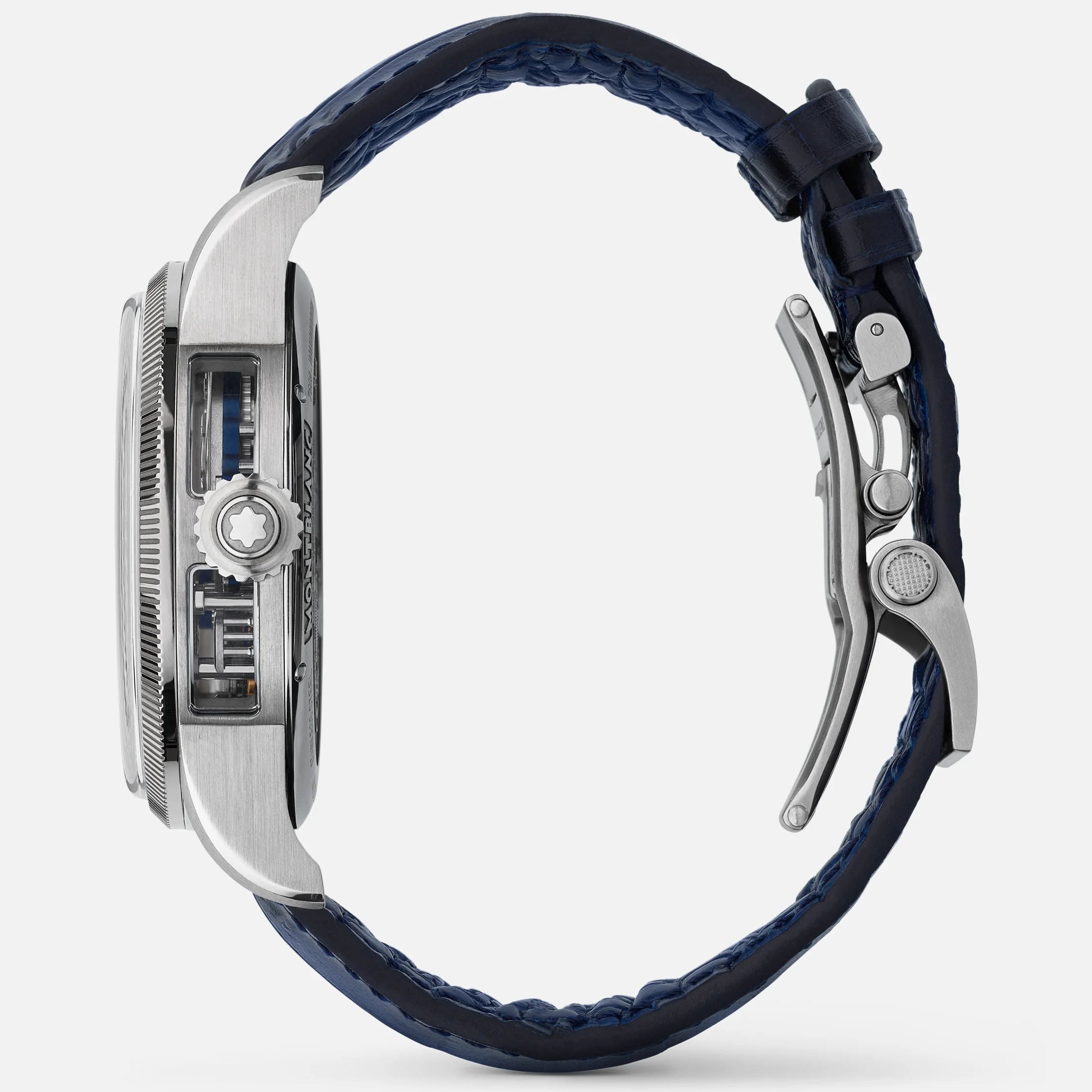 Montblanc orologio 1858 The Unveiled Minerva Chronograph Edizione Limitata - 100 esemplari 43mm scheletrico manuale acciaio 133296