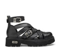 Cult Sandalo Donna SLASH CLW469400 Nero - Pelle Platform Fibbie Glam-Rock