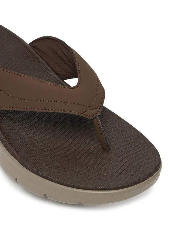 Skechers Go Walk Flex Sandal Vallejo 229202/CHOC Marrone – Infradito Uomo Goga Mat