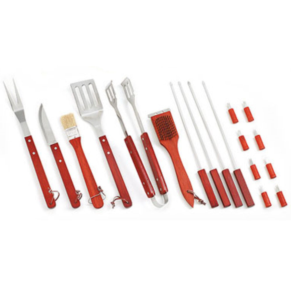 Valigetta per barbecue con set di utensili