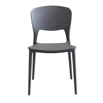 Sedia Mets - Sedia in Polipropilene Dimensioni: cm 56 x 46 x 80 h