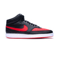 Nike scarpa sneakers da uomo Court Vision Mid DM8682 001 black-bianco rosso