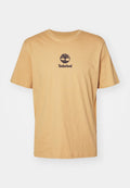 Timberland T-shirt Uomo Print Stack Logo TB0A6WWT EH3 Grano Light Wheat